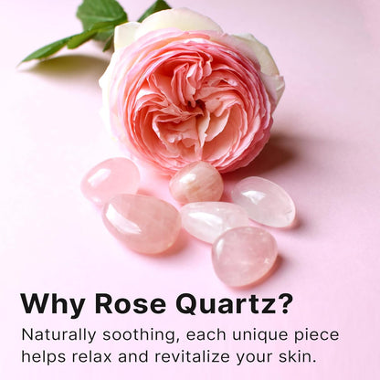 Rose Quartz Face Roller - Relaxation Gifts for Women, Skin Care Tools for Fine Lines and Wrinkles, Teenage Girl Gifts, Beauty Gift Ideas, Face Massager Tools, Facial Tools, Self Care Gifts for Women